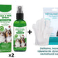 🍃 Naturalny spray przeciw pchłom i kleszczom dla psów i kotów 🐾 Chroń swojego ukochanego pupila przed szkodnikami 🐶🐱✨