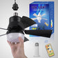 🔥Nowe produkty☀️Przenośny wentylator oświetleniowy 2 w 1 z pilotem zdalnego sterowania