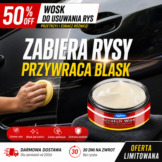 Profesjonalny wosk do usuwania zarysowań samochodowych