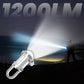 פנס 1200 לומן סופר בהיר מחזיק מפתחות מיני עמיד למים