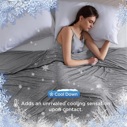 🍃Koc chłodzący dla osób śpiących na gorąco – letni must have🎁