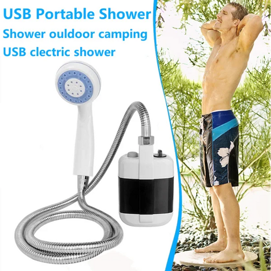 🚿Zewnętrzny przenośny prysznic na zewnątrz USB