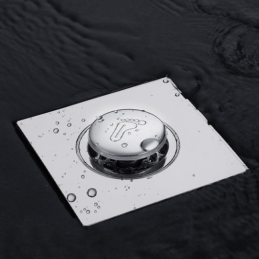 Pokrywa odpływu prysznicowego z sprężyną