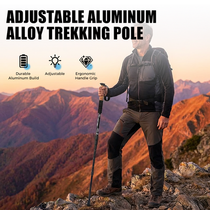 🔥Regulowana kij trekkingowy ze stopu aluminium🏔️