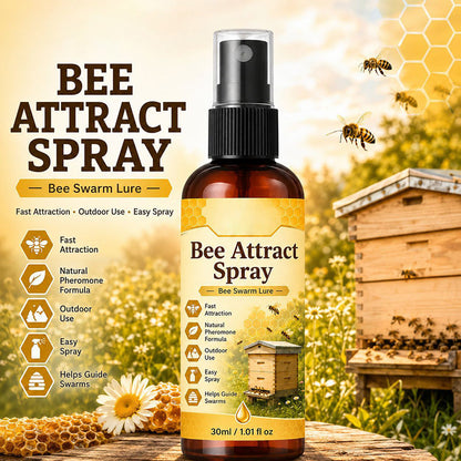 Naturalny spray przyciągający pszczoły do stosowania na zewnątrz